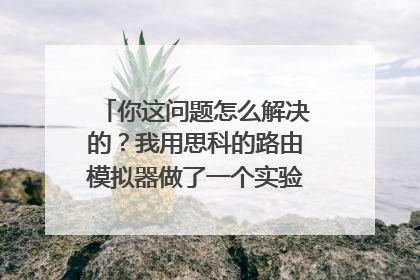 你这问题怎么解决的？我用思科的路由模拟器做了一个实验，和你出现的问题一样，我的网络只跑了OSPF路由协议