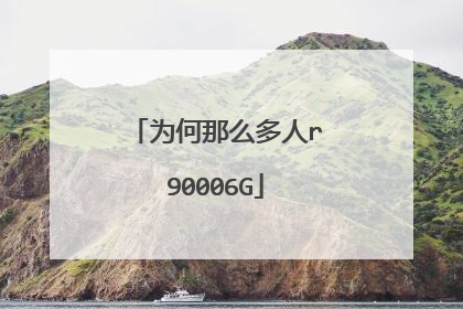 为何那么多人r90006G