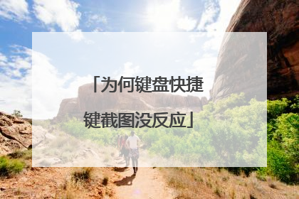 为何键盘快捷键截图没反应