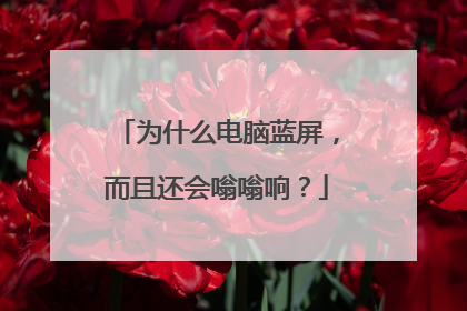为什么电脑蓝屏,而且还会嗡嗡响?