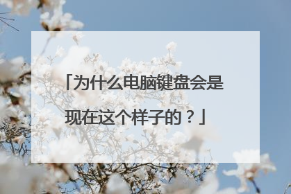 为什么电脑键盘会是现在这个样子的?