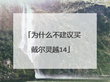 为什么不建议买戴尔灵越14