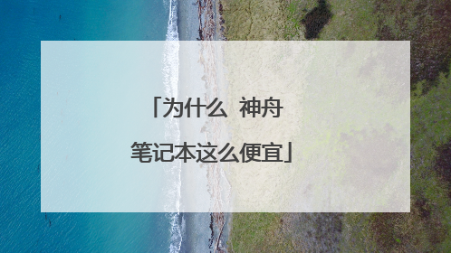 为什么 神舟 笔记本这么便宜