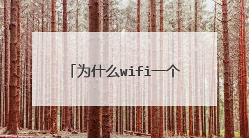 为什么wifi一个设备连是wifi5一个是wifi6