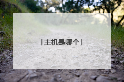 主机是哪个
