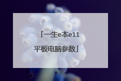 一生e本e11平板电脑参数