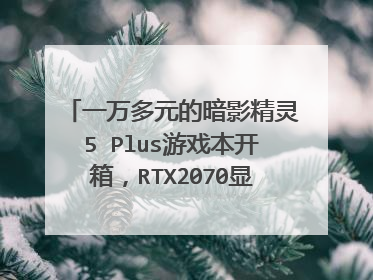 一万多元的暗影精灵5 Plus游戏本开箱,RTX2070显卡,性能太强