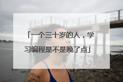 一个三十岁的人,学习编程是不是晚了点