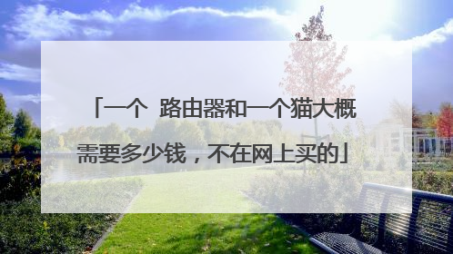 一个 路由器和一个猫大概需要多少钱，不在网上买的