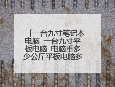 一台九寸笔记本电脑 一台九寸平板电脑 电脑重多少公斤平板电脑多少千克？