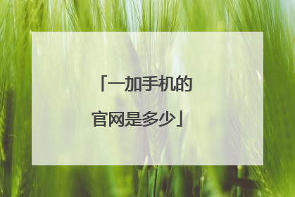一加手机的官网是多少