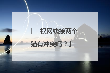 一根网线接两个猫有冲突吗?