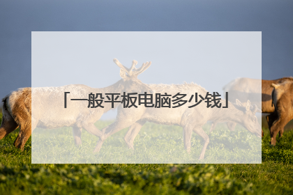 一般平板电脑多少钱
