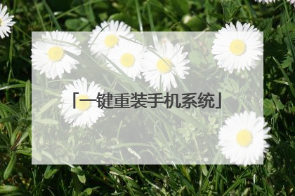 一键重装手机系统
