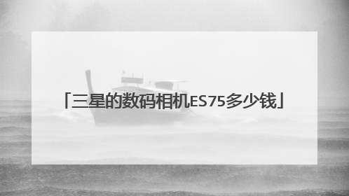 三星的数码相机ES75多少钱