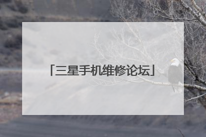 三星手机维修论坛