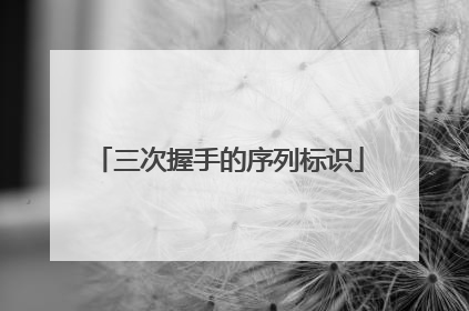 三次握手的序列标识