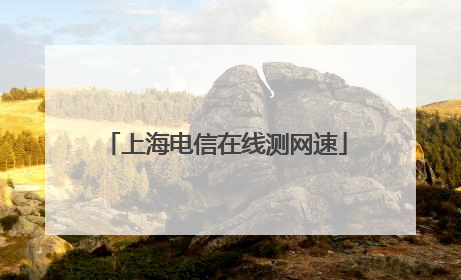 上海电信在线测网速