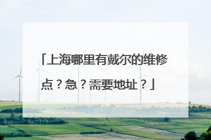 上海哪里有戴尔的维修点？急？需要地址？