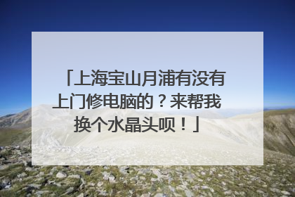 上海宝山月浦有没有上门修电脑的?来帮我换个水晶头呗!