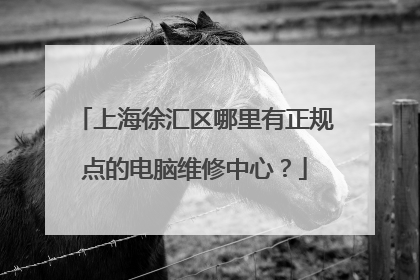 上海徐汇区哪里有正规点的电脑维修中心？