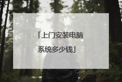 上门安装电脑系统多少钱