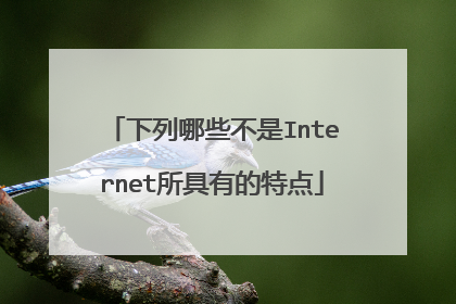 下列哪些不是Internet所具有的特点