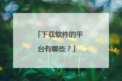 下载软件的平台有哪些?