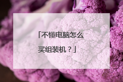 不懂电脑怎么买组装机?
