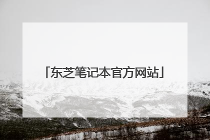 东芝笔记本官方网站