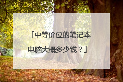 中等价位的笔记本电脑大概多少钱?