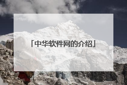 中华软件网的介绍