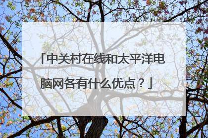 中关村在线和太平洋电脑网各有什么优点？