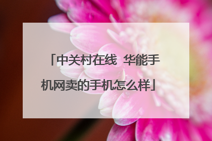 中关村在线 华能手机网卖的手机怎么样