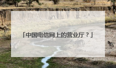 中国电信网上的营业厅？