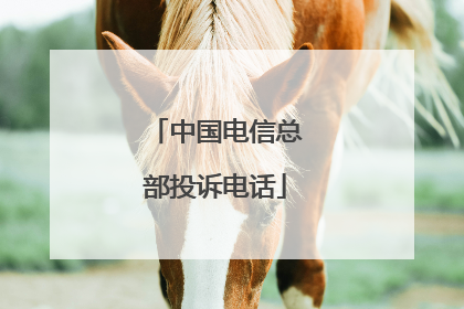 中国电信总部投诉电话