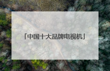 中国十大品牌电视机