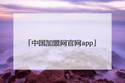 中国加盟网官网app