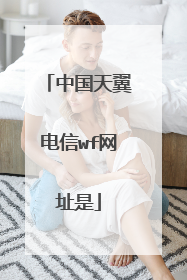 中国天翼电信wf网址是