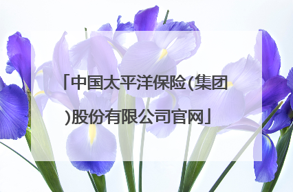 中国太平洋保险(集团)股份有限公司官网