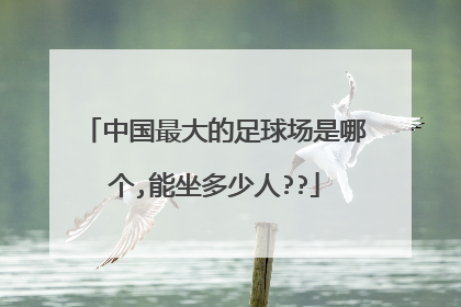 中国最大的足球场是哪个,能坐多少人??