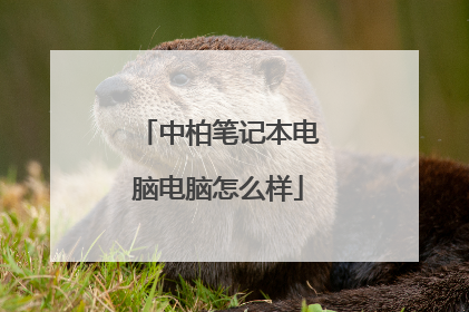 中柏笔记本电脑电脑怎么样