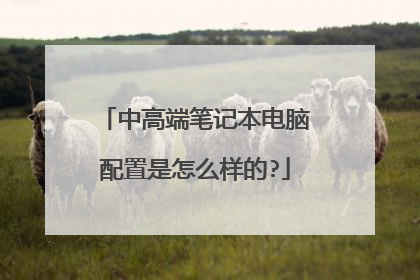 中高端笔记本电脑配置是怎么样的?