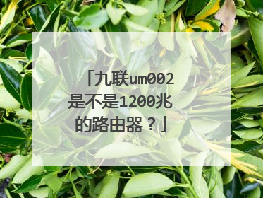 九联um002是不是1200兆的路由器?