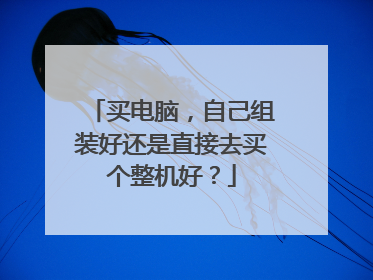 买电脑,自己组装好还是直接去买个整机好?
