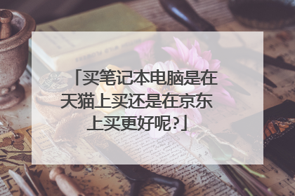 买笔记本电脑是在天猫上买还是在京东上买更好呢?