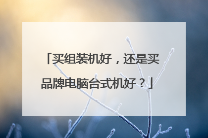 买组装机好，还是买品牌电脑台式机好？