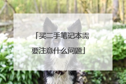 买二手笔记本需要注意什么问题