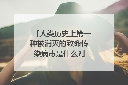 人类历史上第一种被消灭的致命传染病毒是什么?