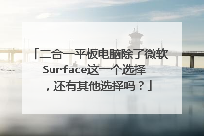 二合一平板电脑除了微软Surface这一个选择,还有其他选择吗?